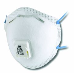 3M 8322 FFP2 Valved Dust/Mist Respirator - 10 Box