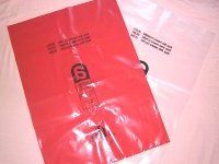 Red / Clear Asbestos Bags