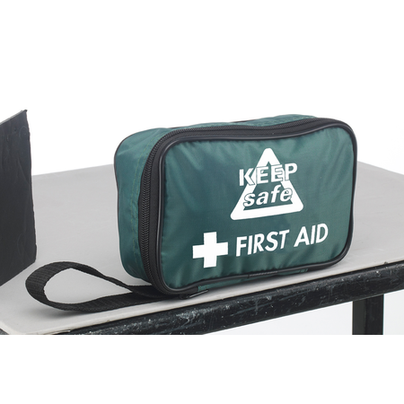 Where to keep outlet first aid kit