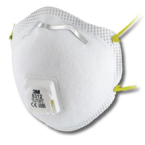 3M 8312 FFP1 Valved Dust/Mist Respirator - 10 Box