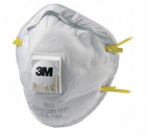 3M 8812 FFP1 Valved Dust/Mist Respirator - 10 Box
