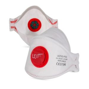 FFP3 NR Fold Flat with Valve (UCF3V) (Individual)