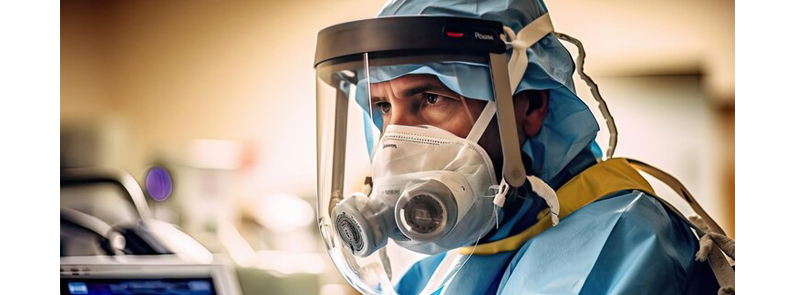 Powered Respirator (PAPR) use for prevention of highly infectious viral diseases in healthcare workers