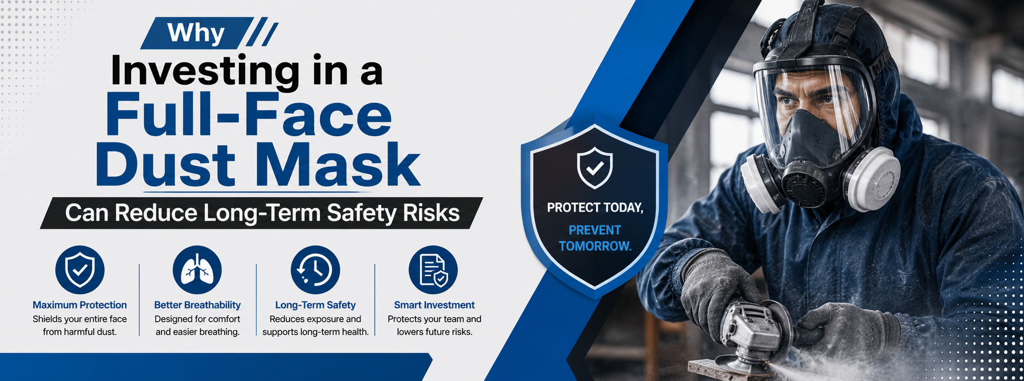 Why Investing in a Full-Face Dust Mask Can Reduce Long-Term Safety Risks
