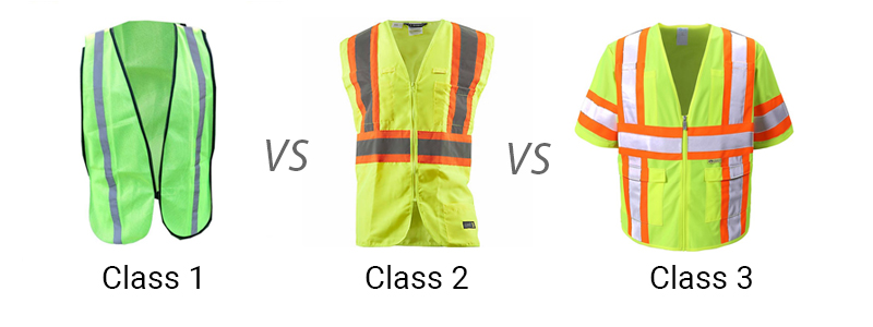 Difference Between Class 1, 2, and 3 Safety Vests