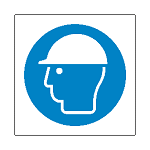 Wear hard hat Wear hard hat